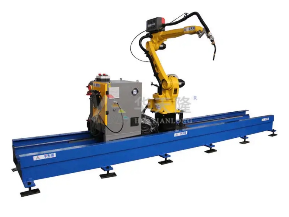 帶有滑道的可移動(dòng)焊接機(jī)器人